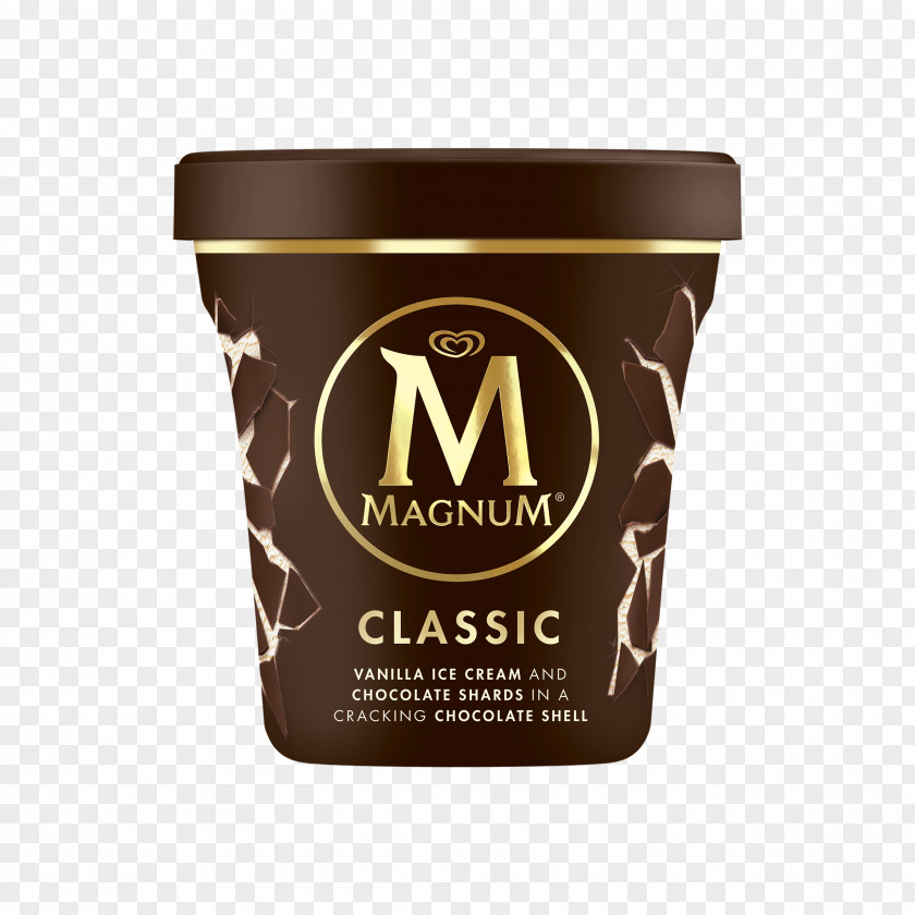 Small Tub Chocolate Ice Cream Magnum Milk PNG