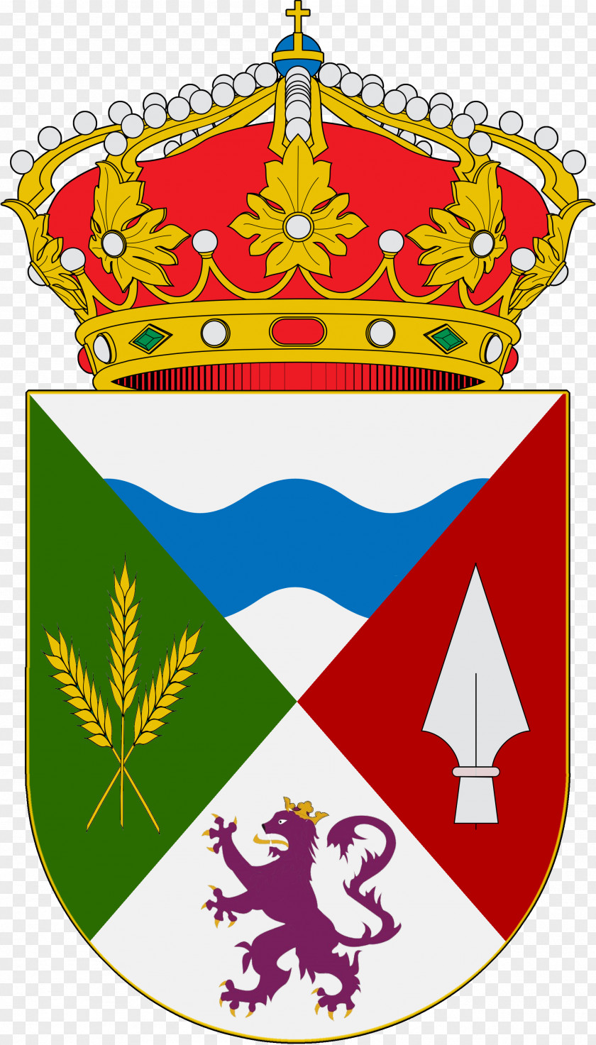 Leones Coat Of Arms Spain Province Salamanca Escutcheon Crest PNG