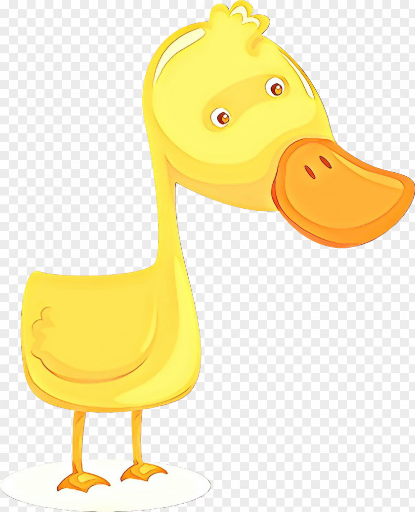 Livestock Goose Yellow Bird Beak Duck Cartoon PNG
