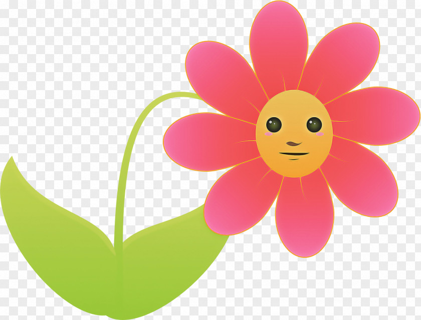 Petal Pink Flower Wheel Plant PNG