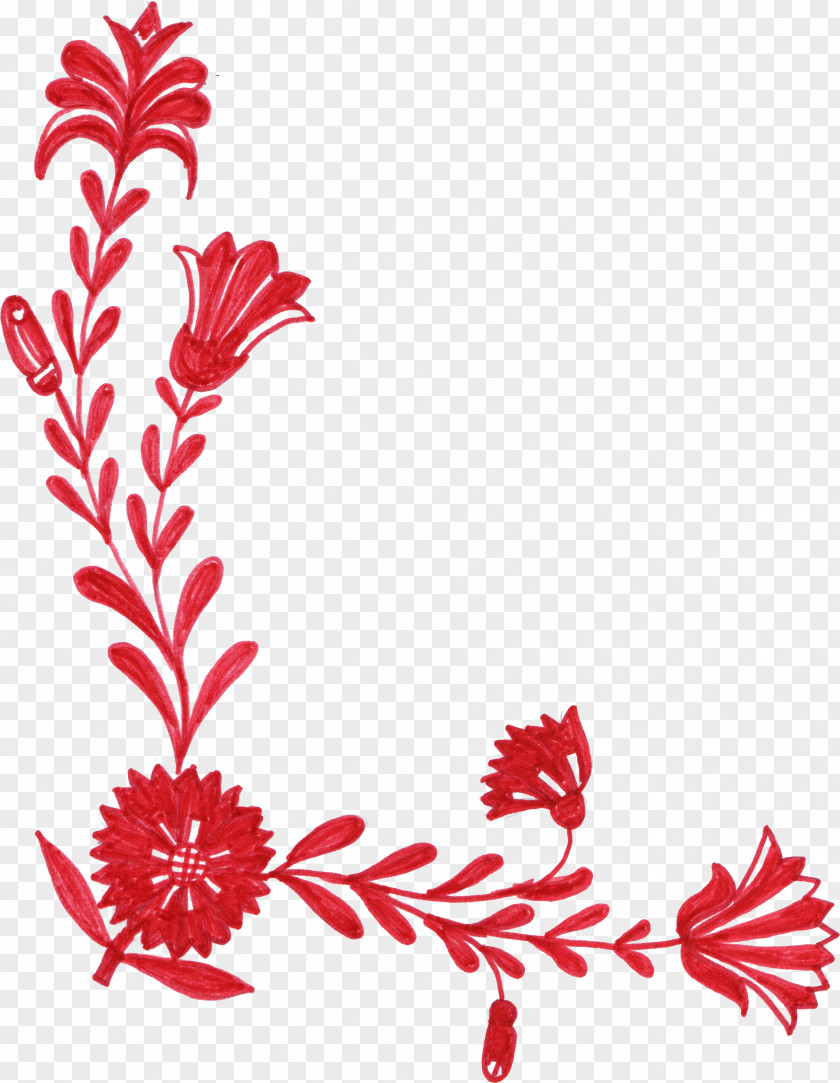 Red Flower Petal Clip Art PNG