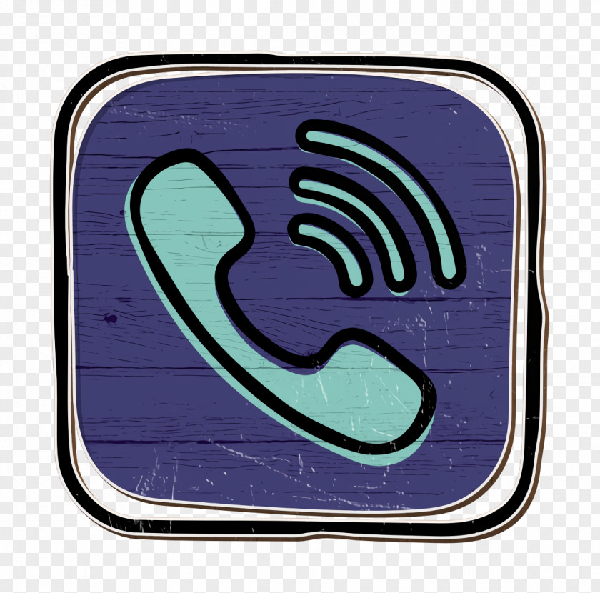 Symbol Electric Blue App Icon Call Communication PNG