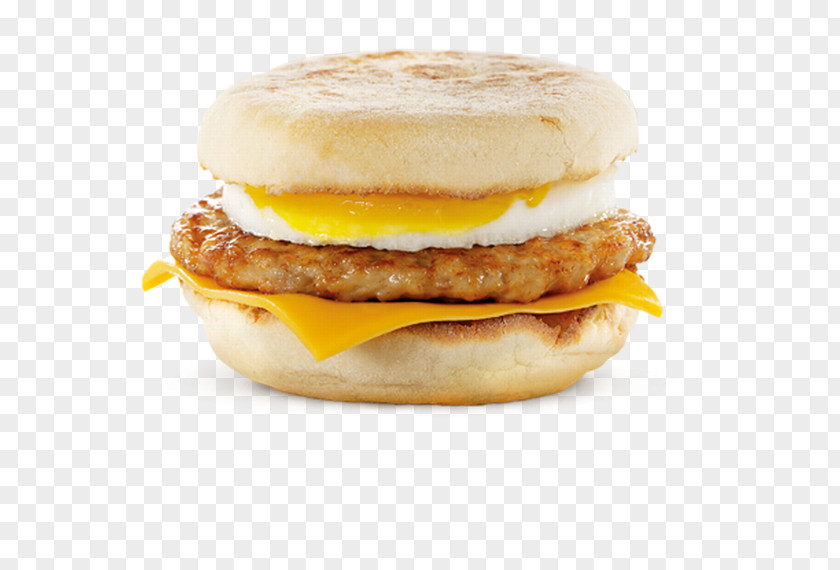 Egg Sandwich McDonald's Sausage McMuffin Breakfast Bacon, And Cheese PNG