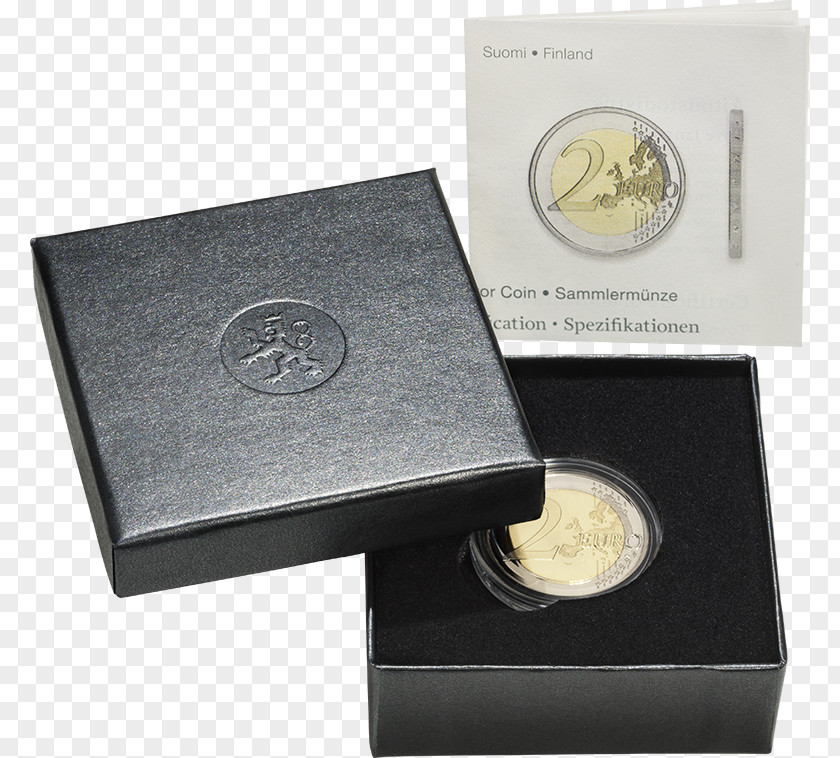 Euro Finland 2 Commemorative Coins Coin Proof Coinage PNG