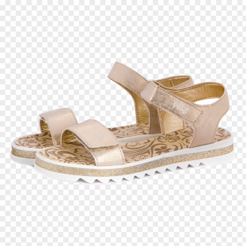 Sandal Slide Shoe Beige Walking PNG