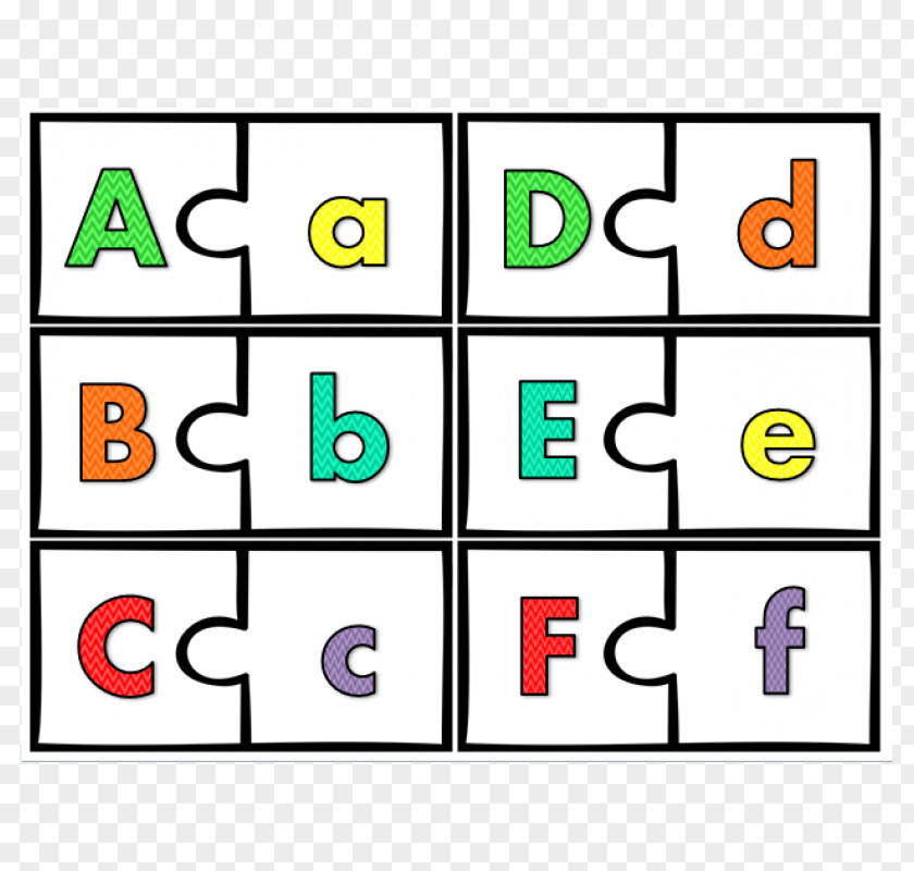 Alphabet Letter All Caps Bas De Casse Jigsaw Puzzles PNG