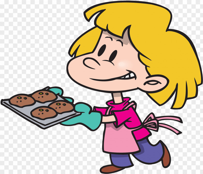 Chef Chocolate Chip Cookie Fortune Biscuits Baking Clip Art PNG