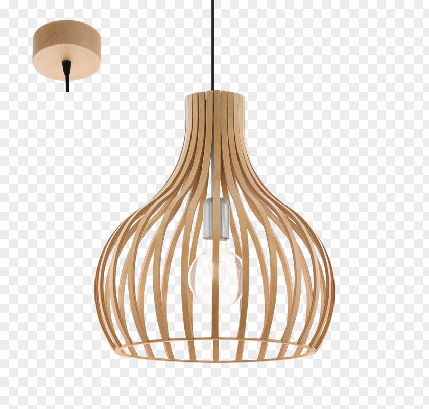Light Fixture Lamp EGLO Wood PNG