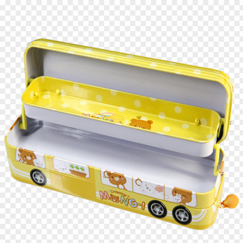 Open Car Pencil Box Case Stationery Plastic PNG