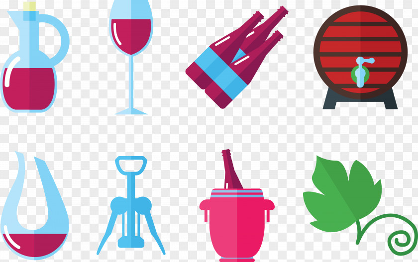 Wine Glass Supplies Red Common Grape Vine Clip Art PNG