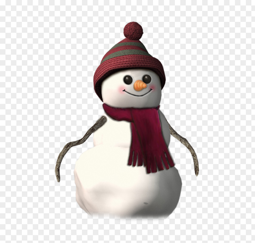 3D Snowman Computer Graphics PNG