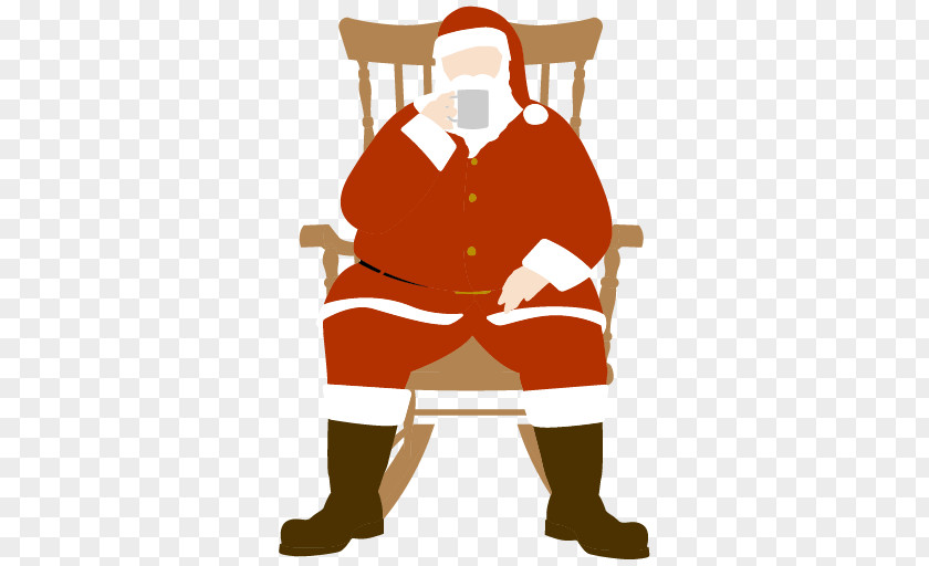Santa Claus Outerwear Shoulder Clip Art PNG