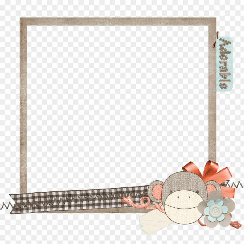 Sock Monkey Picture Frames Technology PNG