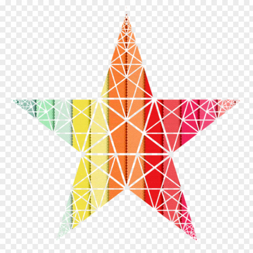 Symmetry Wheel Star Christmas PNG