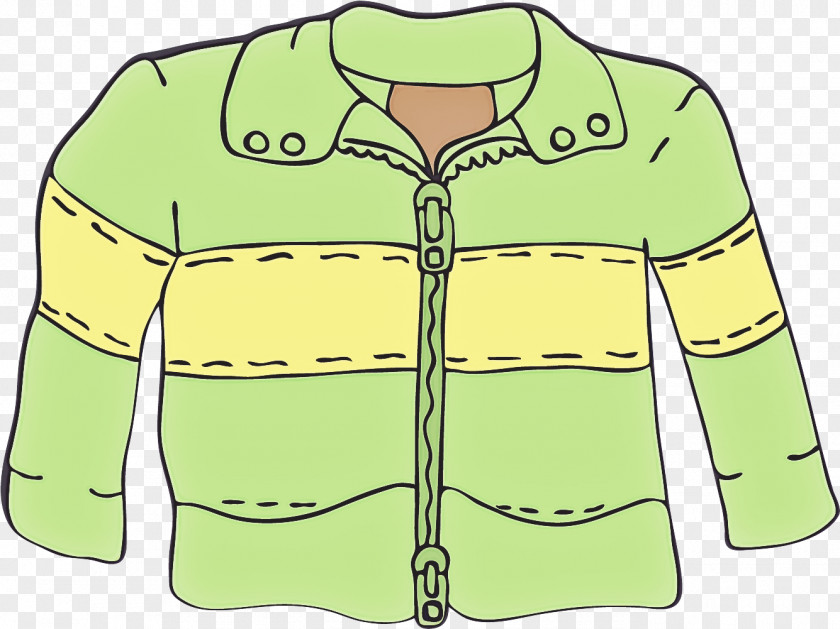 Top Sweater Clothing White Outerwear Jacket Green PNG