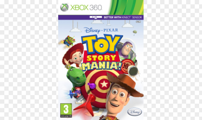 Toy Story Mania Mania! Xbox 360 3: The Video Game 2: Buzz Lightyear To Rescue PNG