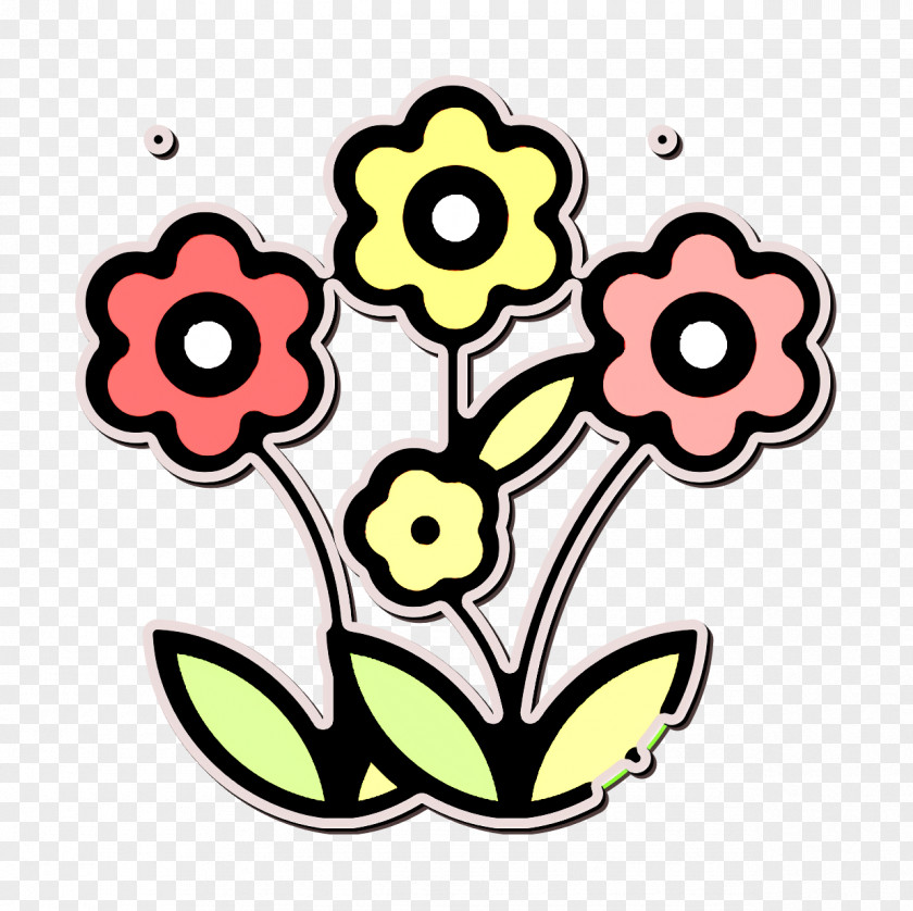 Bouquet Icon Flowers Happiness PNG