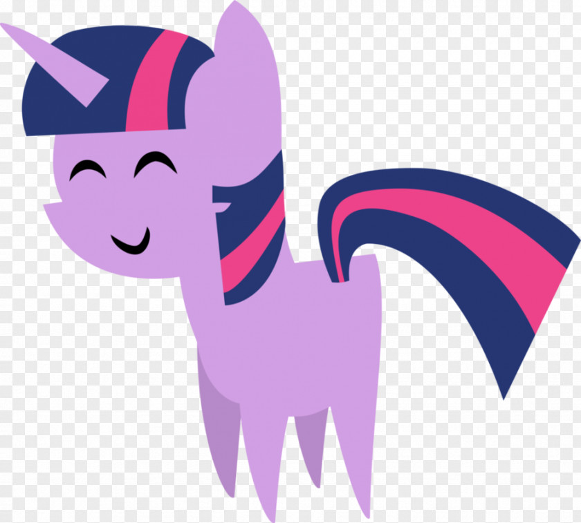 Minimalist Vector Cat Twilight Sparkle Horse Portal Pony PNG