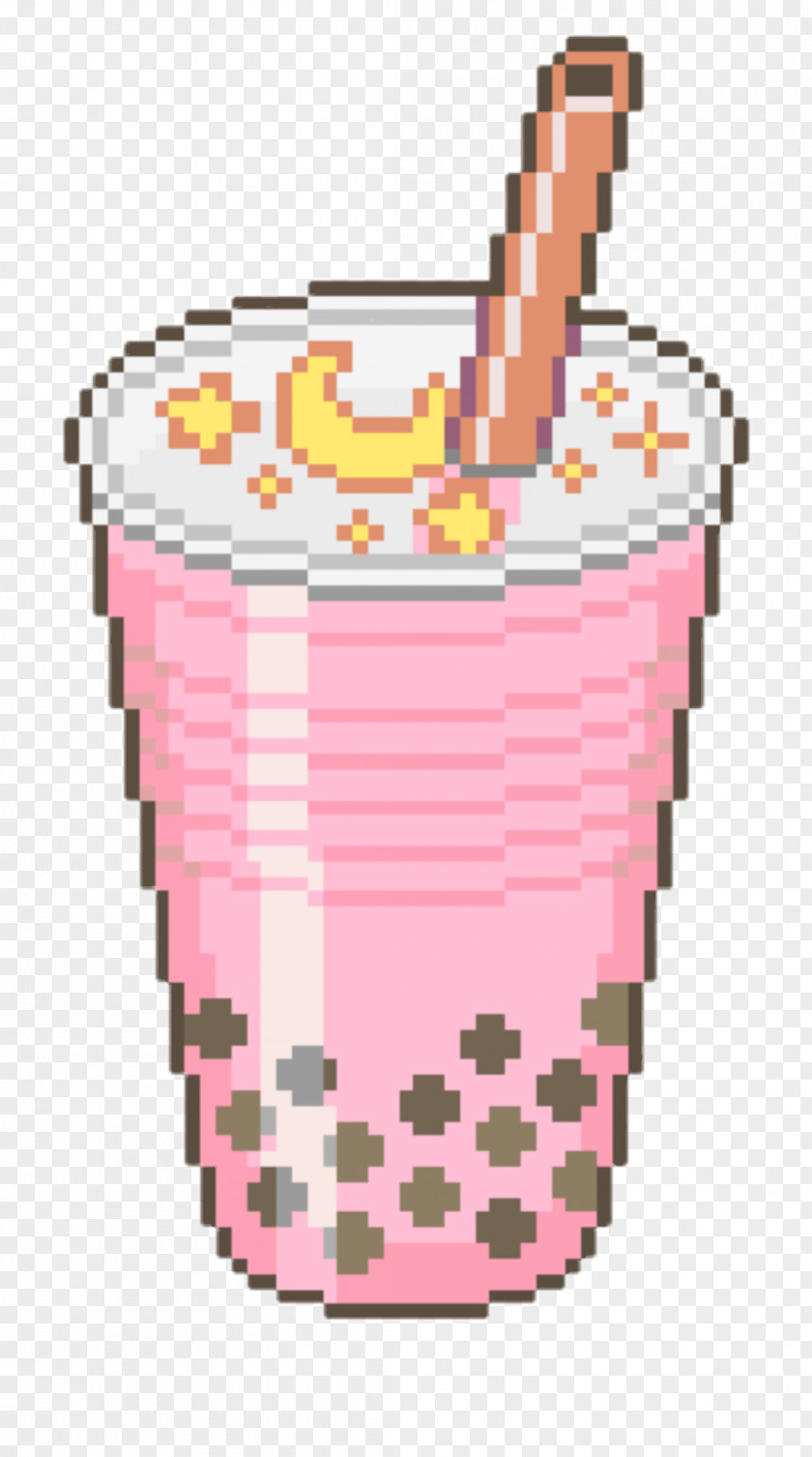 Tea Bubble Pixel Drawing Image Food PNG