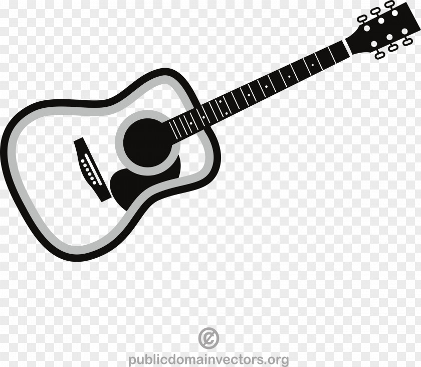 Acoustic Guitar Bass Electric Vector Graphics PNG