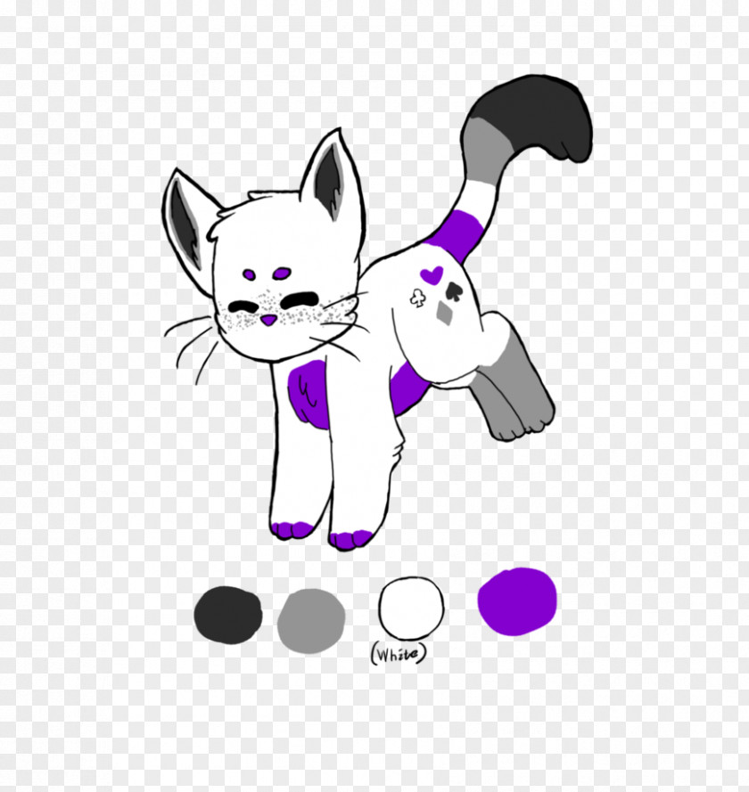 Asexual Spade Whiskers Kitten Dog Cat Clip Art PNG