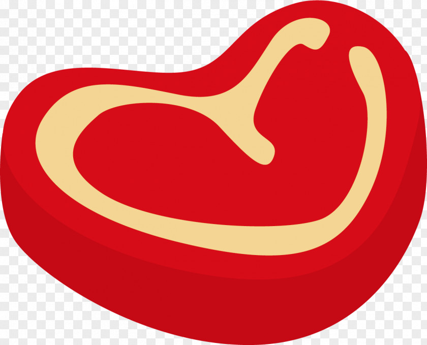 Best Bacon Heart Red Clip Art PNG