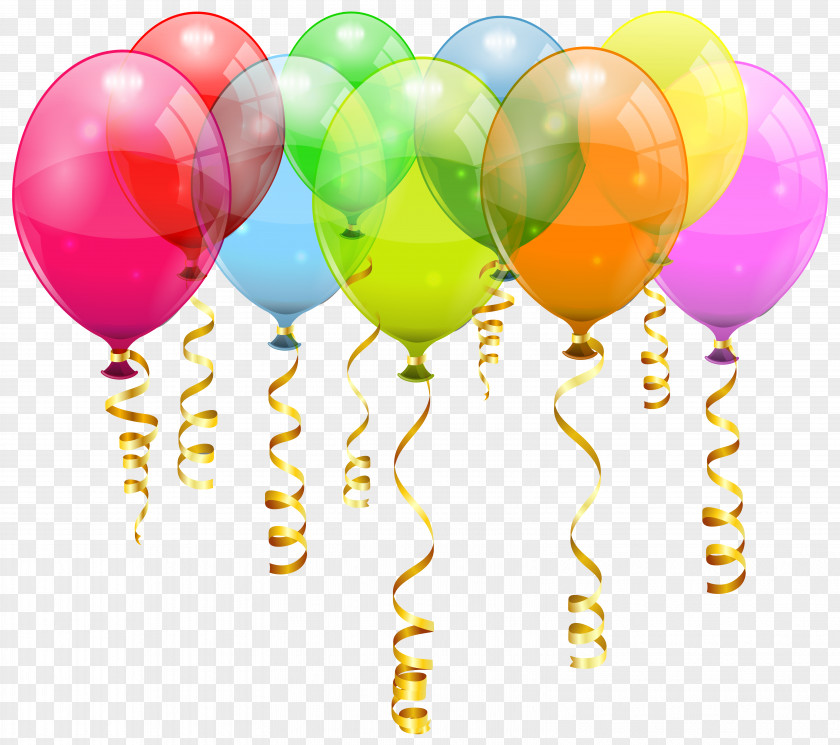 Colorful Balloon Bunch Clipart Image Birthday Stock Photography Clip Art PNG