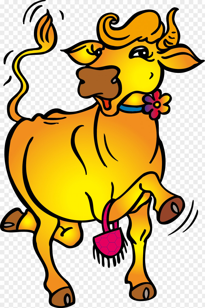 Cow Vector Cattle Cartoon Humour PNG
