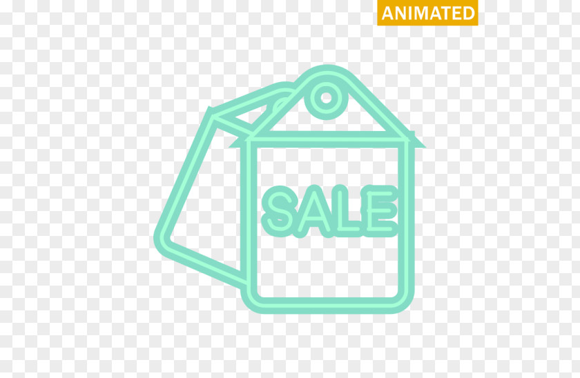 Green Sale Tags Logo Brand Line PNG