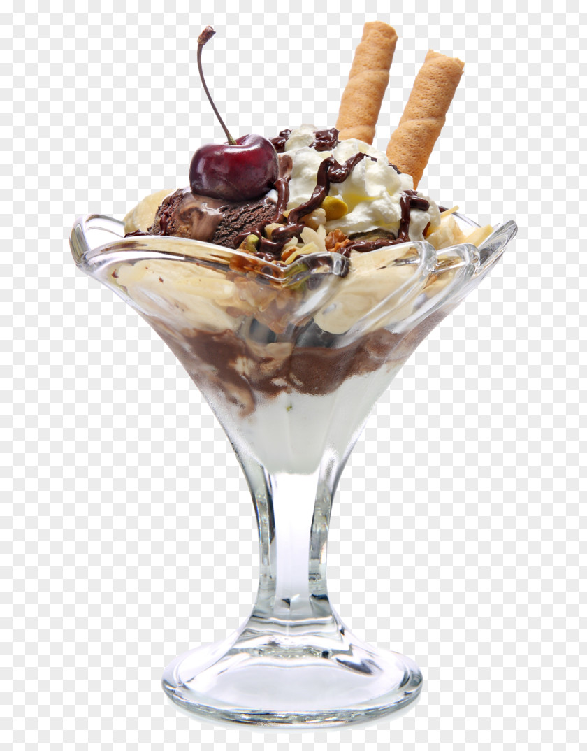 Ice Cream Dame Blanche Sundae Food Scoops PNG