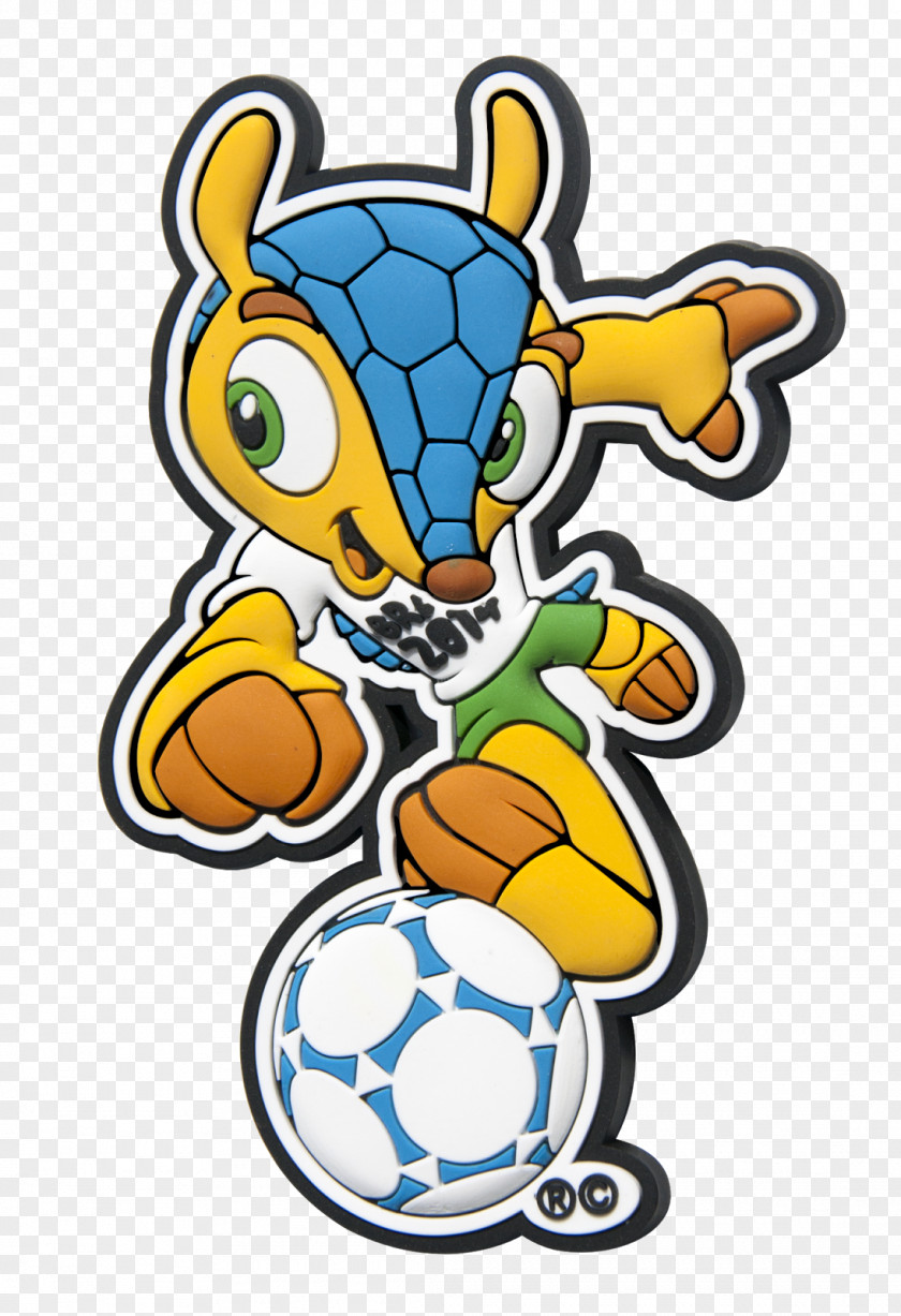 Mascote Copa 2014 FIFA World Cup Fuleco Official Mascots Magnets In Brazil Clip Art PNG
