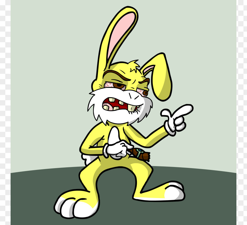 Mean Rabbit Cliparts Easter Bunny Bellingham Theatre Guild Cartoon Clip Art PNG