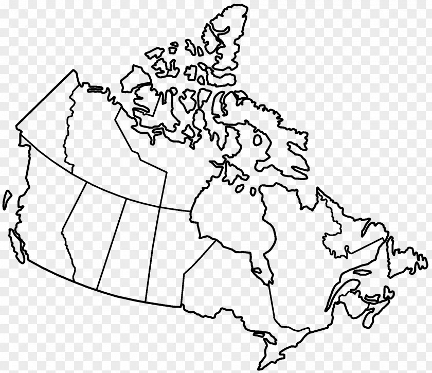Labrador Provinces And Territories Of Canada Blank Map United States PNG