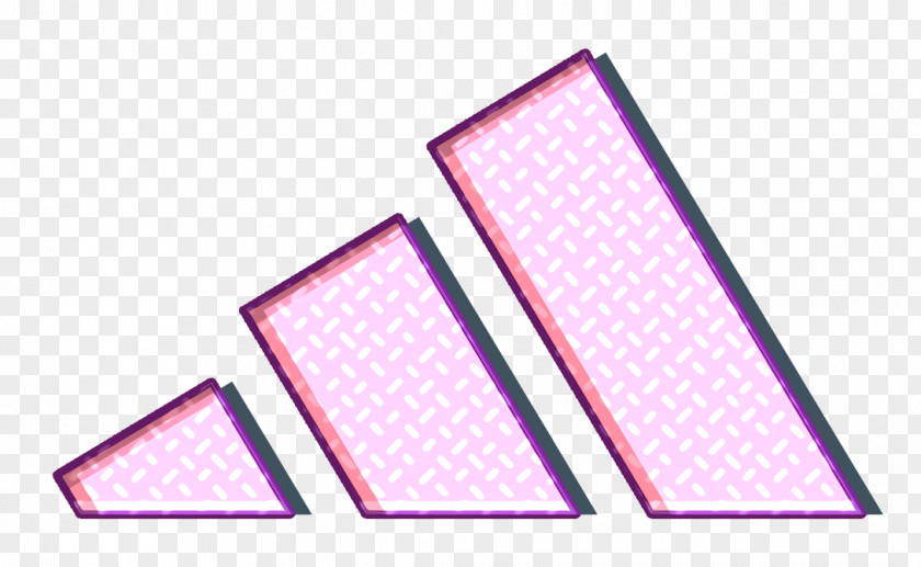 Magenta Rectangle Adidas Icon Logo Social PNG