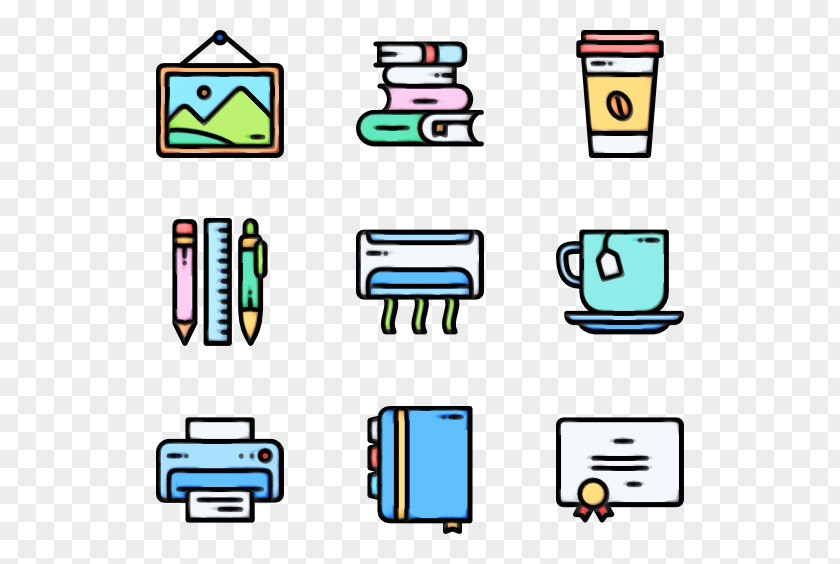 Technology Wet Ink Line Clip Art PNG