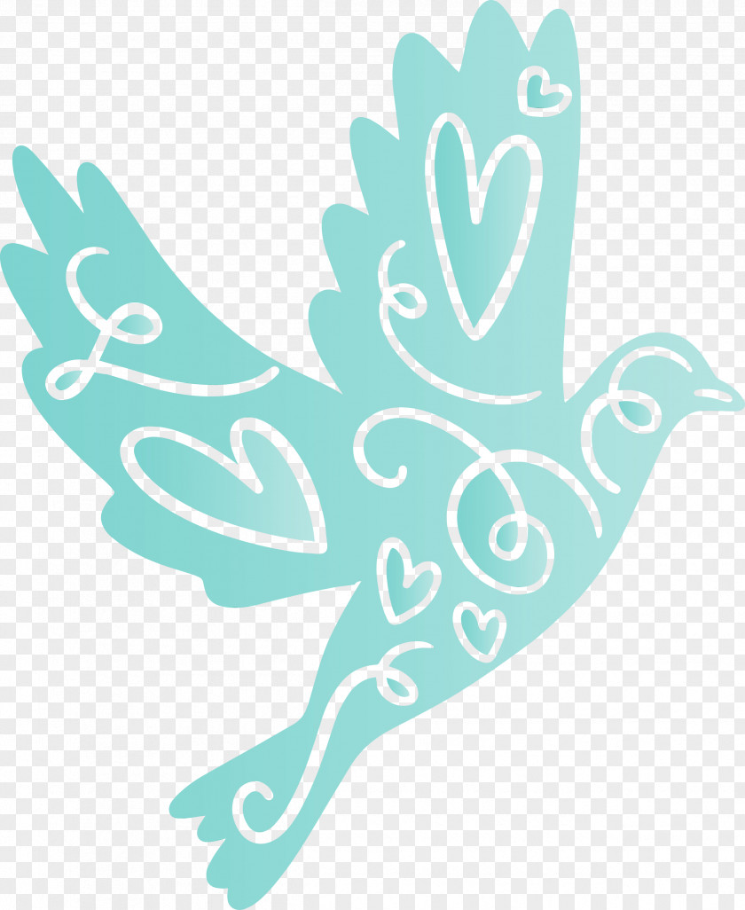 Turquoise Wing PNG