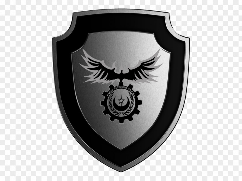 Black Shield Badge Police PNG