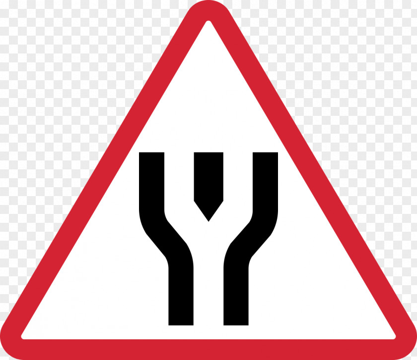 Traffic Signs Sign Dual Carriageway Road Warning PNG