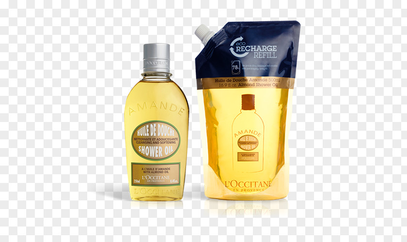 Almond Oil L'OCCITANE Eco-Refill Shower L Occitane L'Occitane En Provence Gel Cleansing & Softening PNG