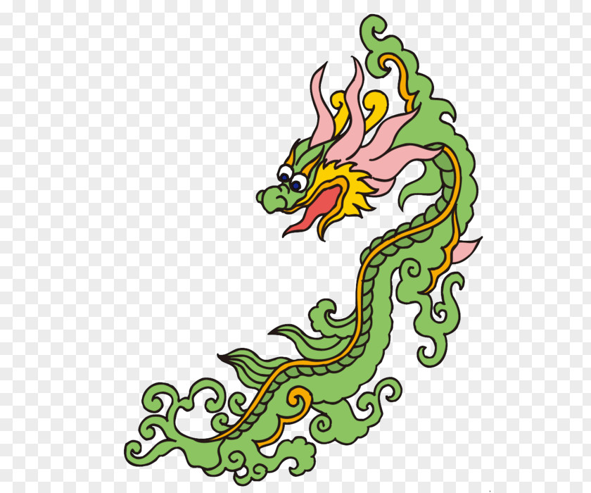 Design Chinese Dragon Qilin Clip Art PNG