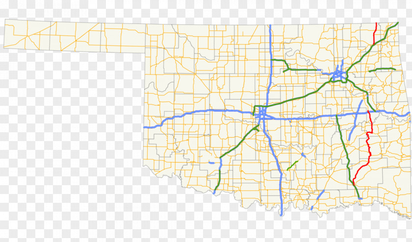 Map Oklahoma State Highway 2 Haskell County, Bluejacket Latimer PNG