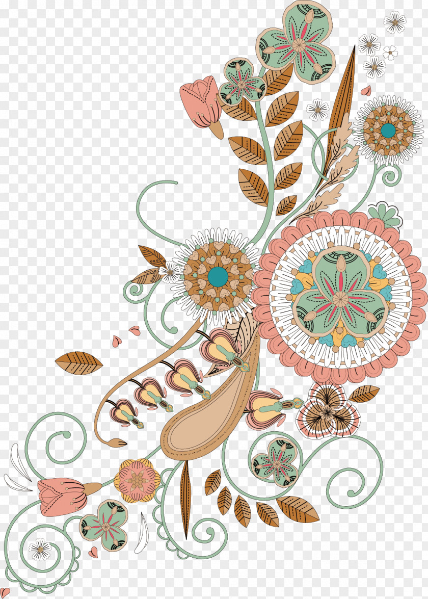 Floral Decoration Design Flower Illustration PNG