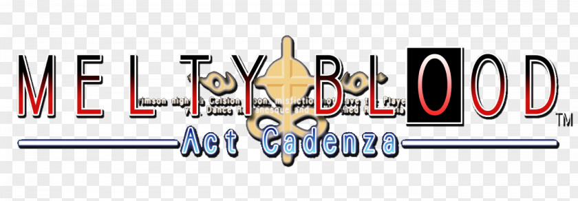 Melty Blood Logo Brand Font PNG