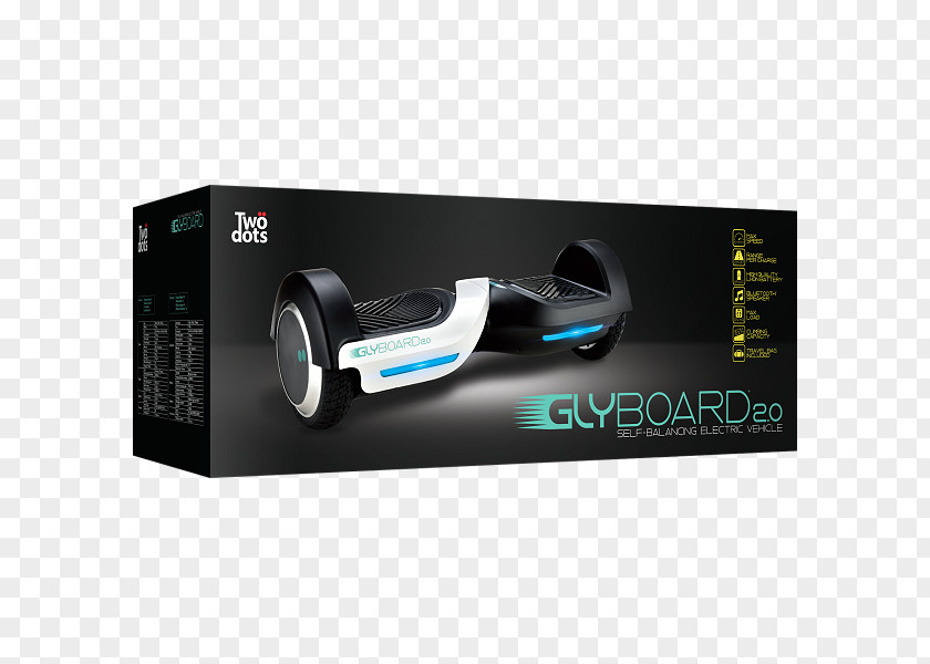 Self-balancing Scooter Electric Vehicle Hoverboard Flyboard TwoDots PNG
