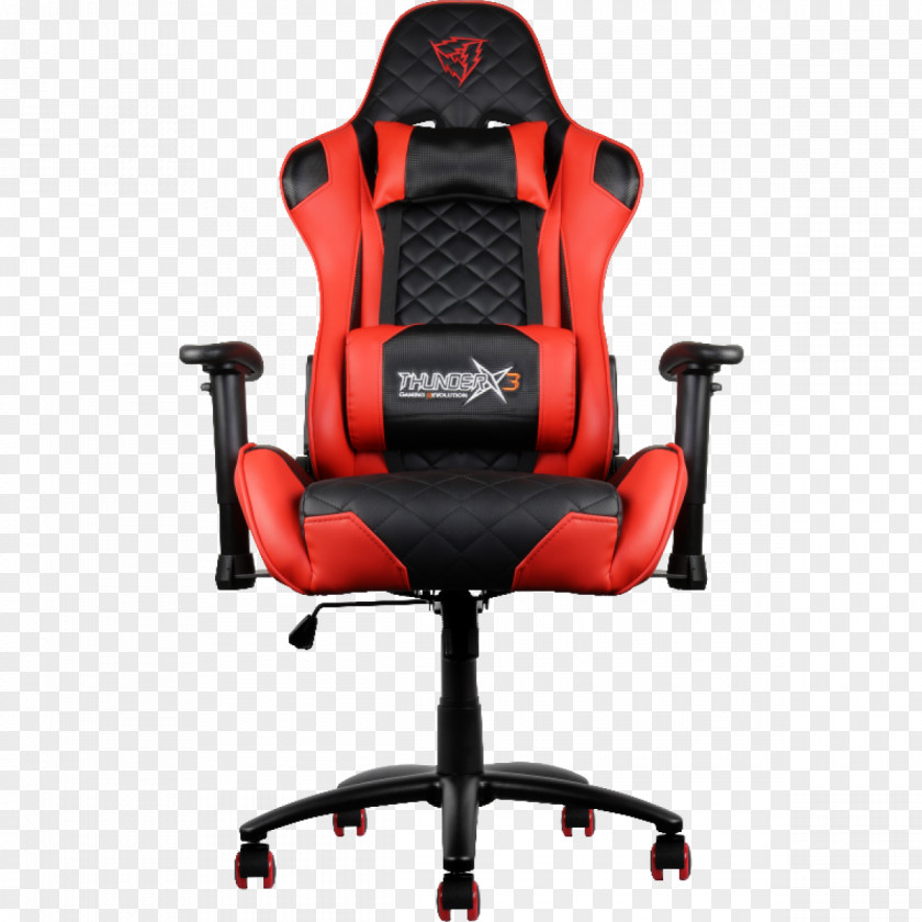 Cadeira Video Game ThunderX3 Gaming Chair Black Gamer PNG