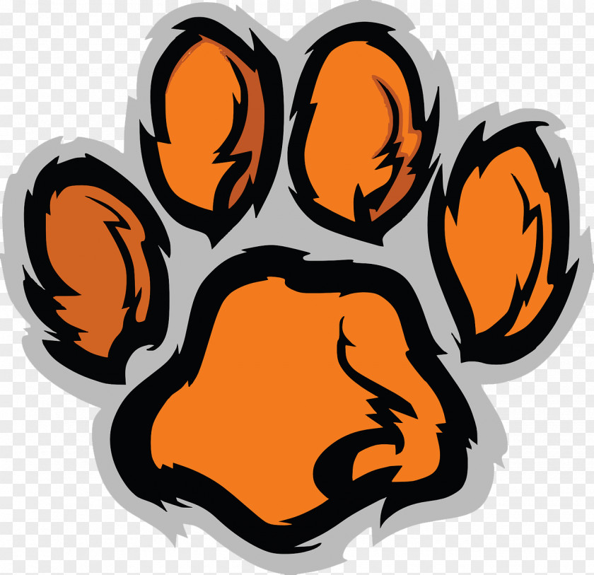 Cute Cat Claws Tiger Paw Clemson University Clip Art PNG