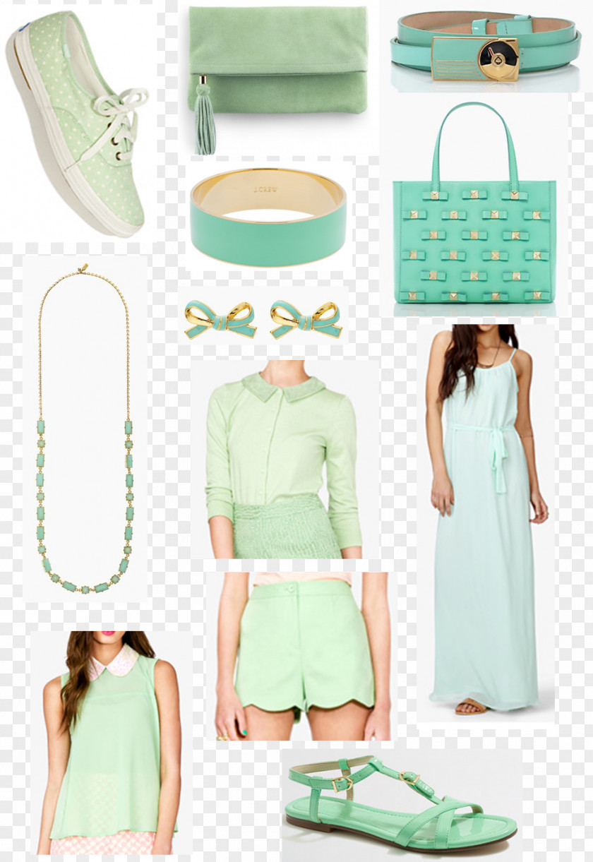 Dress Fashion Green Pattern PNG
