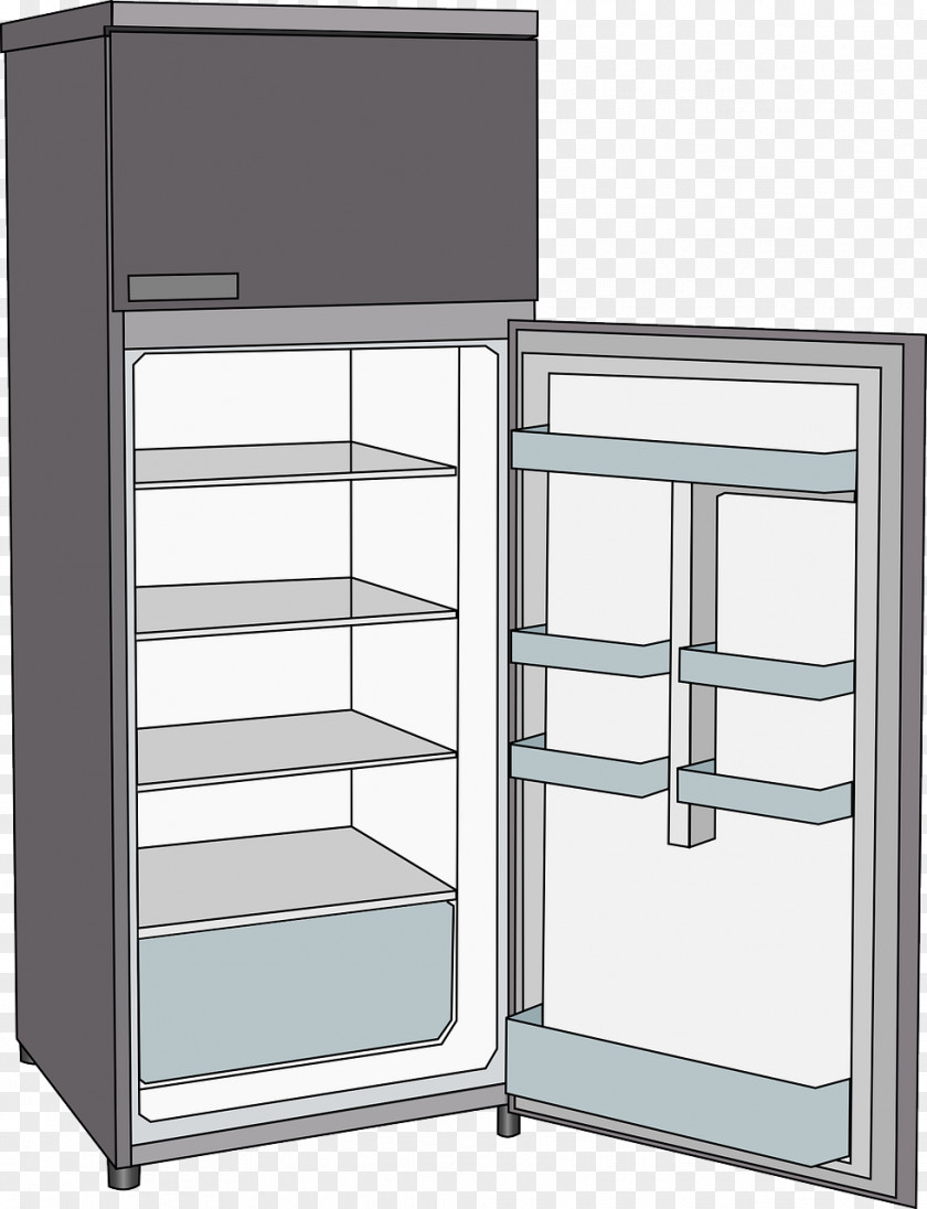 Empty Refrigerator Clip Art PNG