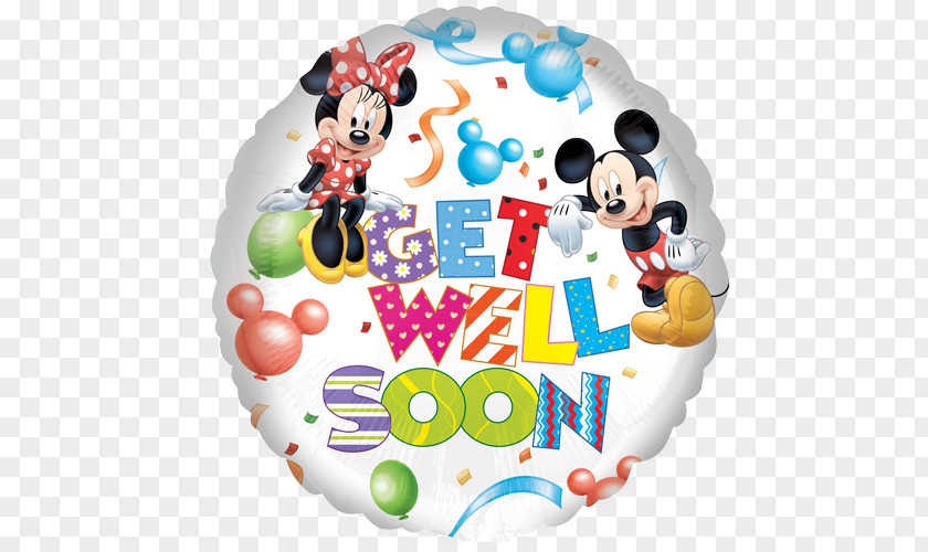 Minnie Mouse Mickey Balloon Greeting & Note Cards PNG