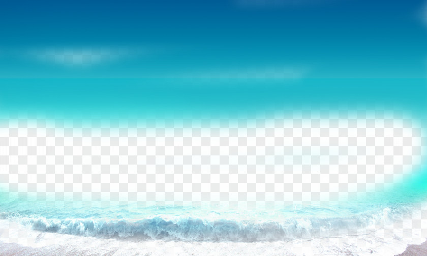 Sea And Sky Blue Turquoise Wallpaper PNG